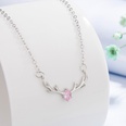 Korean version of elk antler pendant simple antler necklace clavicle chain jewelrypicture17